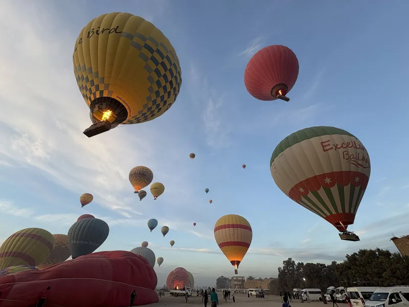 Hot-Air Balloon over Luxor